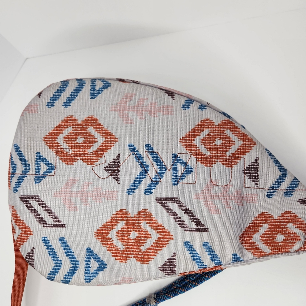 KAVU Mini Patterned Slingback Bag Backpack Multicolor Geometric Print - Picture 8 of 10